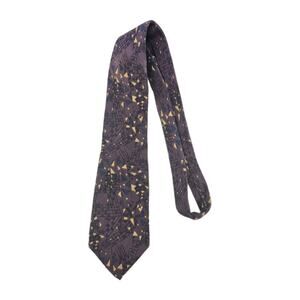 Vintage xAndrini Purple Geometric Tie Italian Silk Made in USA 3.5x59"